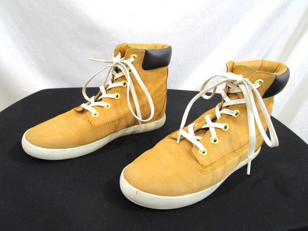 Timberland Glastonbury Tan Nubuck Leather Chukka Boots Women Sz 7
